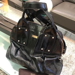 Kate spade crinkled patent leather bag